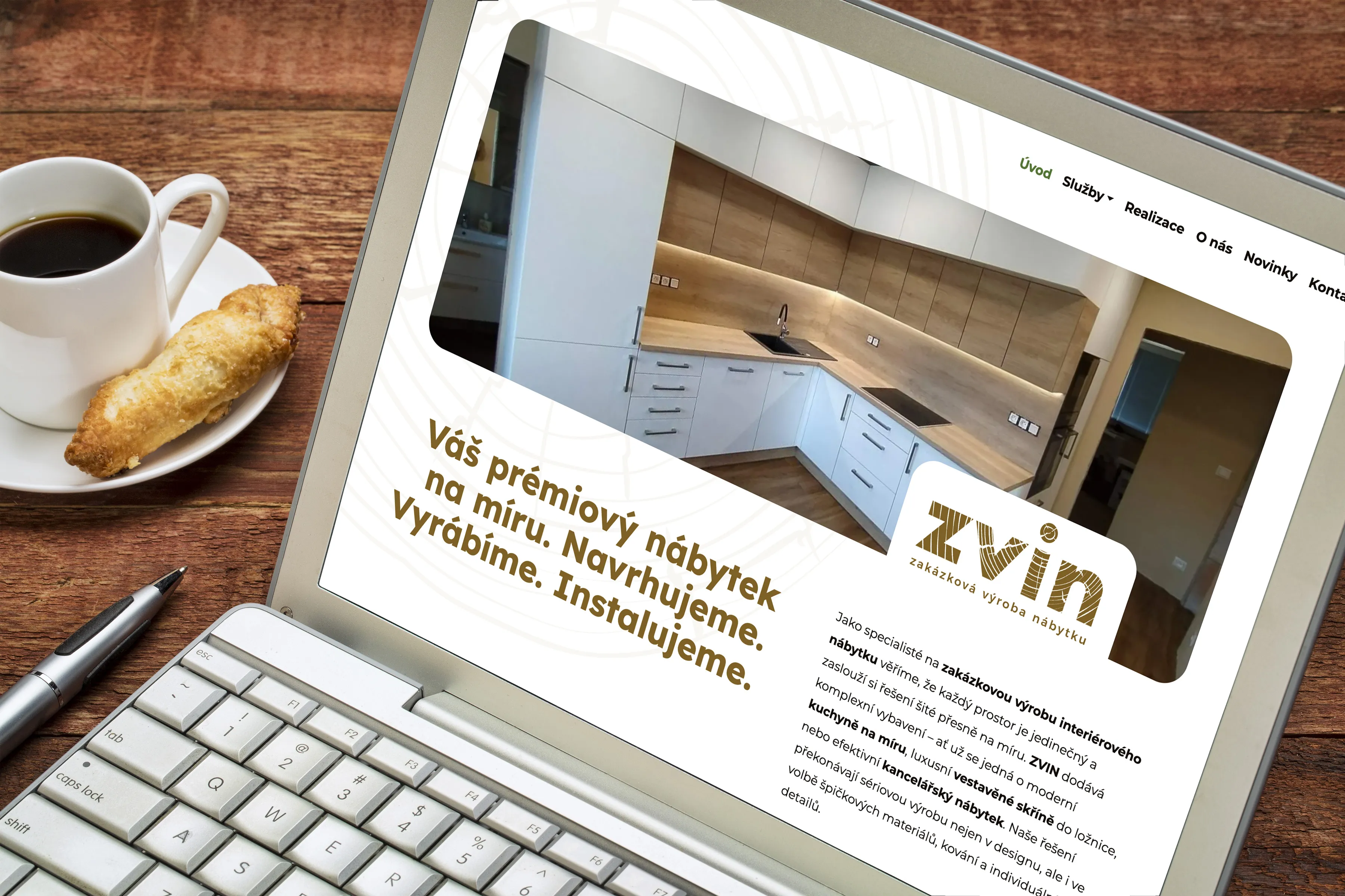 ZVIN: Prémiový e‑commerce pro nábytek – ukázka reference
